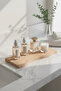 Wavy Natural Wood Presentation Board |   Service & Decorative Wooden Presentation Stand 38X16.5 cm - 5