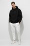 Origin Men's 3 Thread Sh Fleece-Lined K Hooded Pocket Sweatshirt Hoodie Black - 6