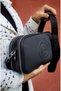 Justpolo Black Women's 5 Compartment Adjustable Long Strap Crossbody Bag - 2