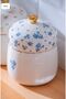 Tiana 3-Piece Porcelain Vacuum Tea Sugar Coffee Jar - 2