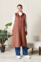 Women's Plus Size Quilted Vest - 3
