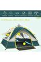 Camping Tent - 3-4 Person Instant Pop-Up, Waterproof Windproof - 4