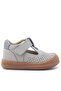 Shaun Genuine Leather Light Gray Velcro Anatomical Baby Sandals - 3