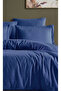 Checkered Satin 100% Cotton Single Duvet Cover Set - 4