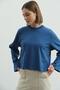 Wide Sleeve Oversize 2 Pack T-Shirt 965 Indigo/Ecru - 4