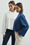 Wide Sleeve Oversize 2 Pack T-Shirt 965 Indigo/Ecru