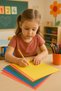 A4 Color Background Cardboard 23X34 10 Pieces (Pack of 2) 10 Colors - 3