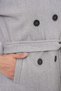 Women's Belted Cashmere Coat 9162 - A.Grey - 6