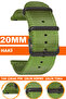 20mm Fossil-Welder-Casio-Seiko-Omega-Armani Watch Compatible Nato Textile Fabric Watch Band Ntcft20