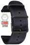 24mm Fossil-Welder-Casio-Seiko-Omega-Armani Watch Compatible Nato Textile Fabric Watch Band Ntcft24 - 2