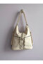 *Soft Faux Leather Cream Suitable for Hand Shoulder and Back Use Women's Bag 34*39 cm - 2