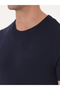 Navy Blue Slim Fit Crew Neck Knitwear T-Shirt 50309840-Vr033 - 7