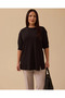 Plus Size Long Sleeve Basic Tunic