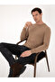 Camel Slim Fit Wool Blend Crew Neck Basic Knitwear Sweater 50318854-Vr015 - 3