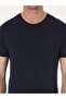 Navy Blue Slim Fit Crew Neck Knitwear T-Shirt 50309840-Vr033 - 6