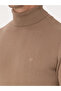 Camel Slim Fit Cotton Blend Turtleneck Knitwear Sweater 50318678-Vr015 - 7