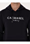 Navy Blue Regular Fit 100% Cotton Hooded Sweatshirt 50318946-Vr033 - 6