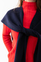 Square Patchwork Scarf - Sports Knitwear Knitted Shoulder Scarf |   Unisex Boho Shawl - Scarf - 7