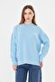 Oversize Soft Textured Comfortable Fit Women's Sweater - Crew Neck & Loose Fit - 6