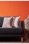 Mink Plain Chenille Textured Cushion Cover with Piping Detail - 3