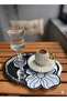 6 Pieces Coffee Side Daisy Cocktail Napkins Special Stain-Proof Linen Fabric - 2