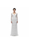 White Wedding Dress Embroidered Evening Bride Dress Vintage Lace Tulle SC8801 - 8
