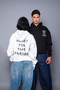Need Money for Fake Friends Printed Oversized Unisex Black Hoodie - 7