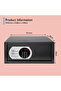 Safe Box, Digital Security Steel Alloy Drop Safes with Keypad Lock-(11.50Kg Charcoal Black) - 5