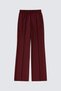 Ribbed Pants with Elastic Waist