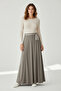 Women's Pieces Draped Fabric Skirt - 2