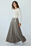 Women's Pieces Draped Fabric Skirt