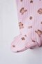 Baby Girl 2-Piece 100% Cotton Footed Romper Set - 5