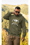 Erkek Basic Hoodie - Climbing - Haki - 5