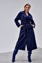 Oversize Trench Coat with Windbreaker Detail