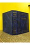 15X21Cm Nostalgic Photo Album with 100 Pages of Leatherette Ald-689106-Navy Blue - 4