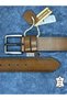 100% Genuine Leather Men's Jeans Belt 4.5cm Buffalo Leather Tosado - 4