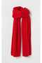 Puffy Polar Red Soft Textured New Year Christmas Gift Women's Scarf Shawl Shoulder Wrap 40X 170 cm