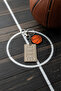 Basketball Silver Chain Keychain, Bag Ornament