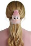 Pink Color Monster Figured Plush Bagel Buckle - 2