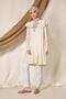 Shoulder and Embroidery Detail Shoulder Tunic with Volan 4120 - 2
