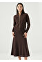 Zippered Mock Neck Long Sleeve Regular Knitwear Cardigan - 4
