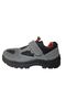 Eldi power men's grey-orange steel toe suede work safety shoes eldi320-999