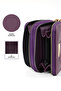 Mor Shk266 Faux Leather 9 Compartment Wallet with Zipper Closure, Card Holder and Coin Compartment - 6