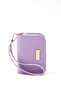 Lila Shk266 Faux Leather Wallet with 9 Compartments, Zipper Closure, Card Holder and Coin Compartment - 2