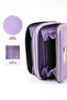 Lila Shk266 Faux Leather Wallet with 9 Compartments, Zipper Closure, Card Holder and Coin Compartment - 6