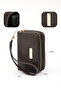 Brown Color Shk266 Faux Leather Wallet with 9 Compartments, Zipper Closure, Card Holder and Coin Compartment - 5
