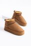 Mini Suede Sheepskin Thick Sole Women's Boots - 7
