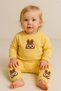 Girl baby cute rabbit embroidered long sleeve 2-piece bottom top baby set with glasses %100 cotton 6-9-12-18 months