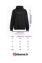 Unisex Regular Fit Crew Neck Lion Printed Navy Blue Sweatshirt with Three Thread Pocket Detail - 6