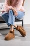 Mini Suede Sheepskin Thick Sole Women's Boots - 4